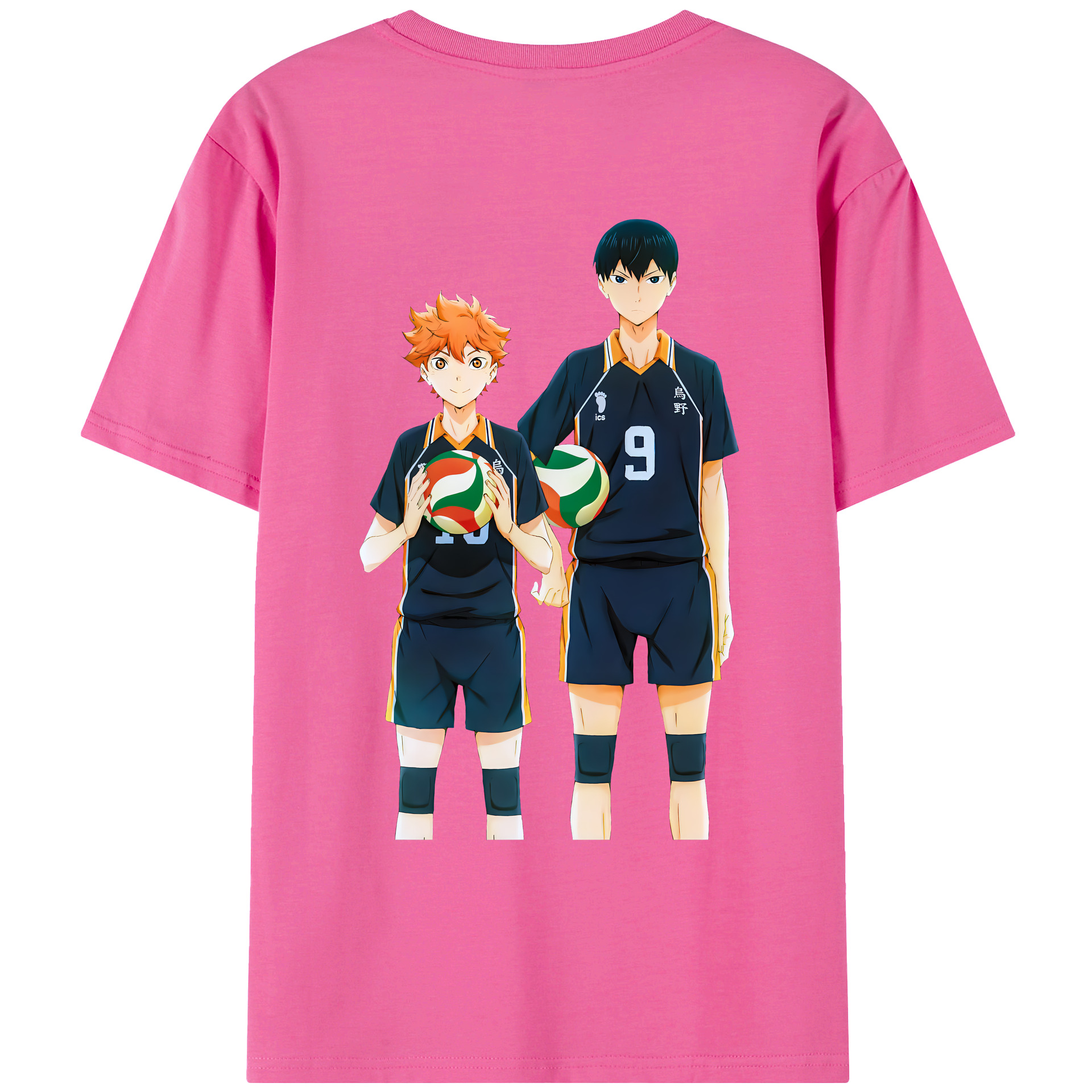（画像用） ハイキュー!! Haikyu!! レディース半袖Tシャツ(バックプリント)